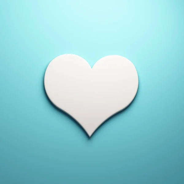 Турботливе серце, 3D ілюстрація рендеринга — стокове фото