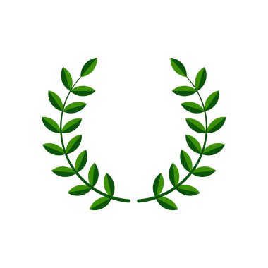 Defne çelengi vektör simgesi