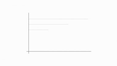 Finansal grafik grafiği, video animasyonu