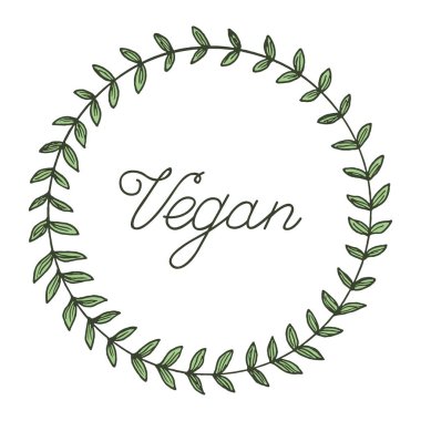 skeç vegan ürün dekorasyon için