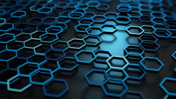 Abstract Hexagonal Structure — Stock Photo, Image