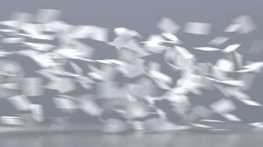 Beyaz kağıda uçan