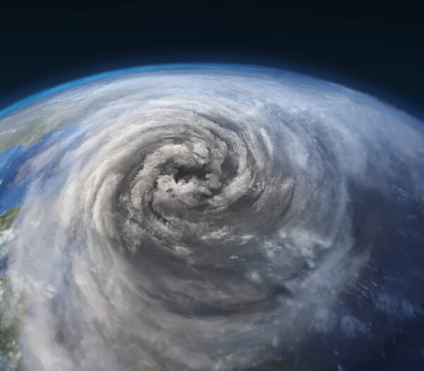 hurricane view from space