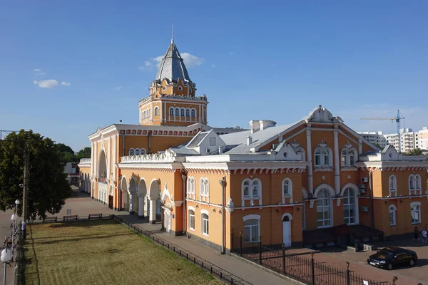 Arquitectura Histórica Chernihiv Ucrania Estación Ferroviaria — Foto de Stock
