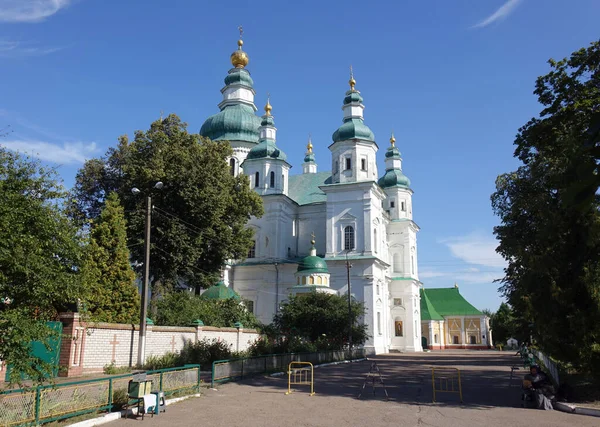 Zabytkowa Architektura Chrześcijańska Klasztor Trójcy Czernihów Ukraina — Zdjęcie stockowe