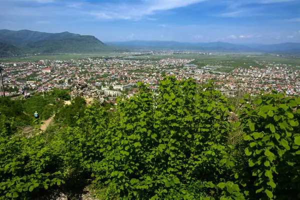 Colorful Exalted View Bird Eye View Houses Residentia — Stock Photo, Image