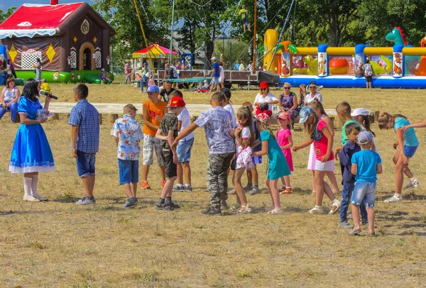 Zarechany Ukraina Czerwca 2018 Spotkanie Mieszkańców Festiwalu Wiosce Zarechany Wydarzenia — Zdjęcie stockowe