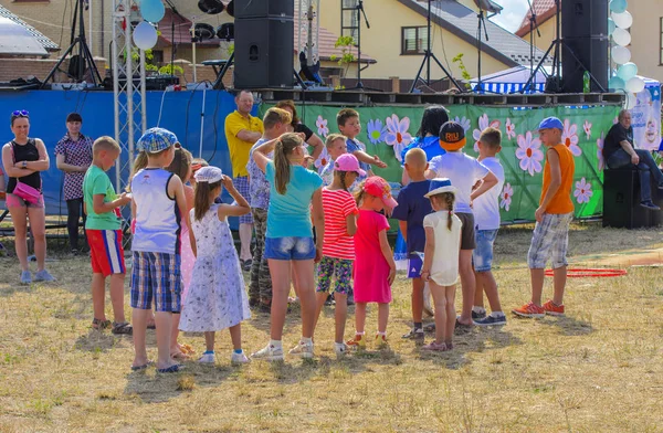 Zarechany Ukraina Czerwca 2018 Spotkanie Mieszkańców Festiwalu Wiosce Zarechany Wydarzenia — Zdjęcie stockowe