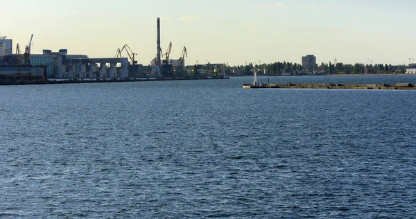 Odessa Ucrania Agosto 2018 Magnífica Vista Desde Mar Franja Costera — Foto de Stock