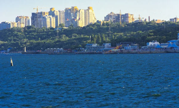 Odessa Ukraine August 2018 Herrliche Aussicht Vom Meer Auf Den — Stockfoto