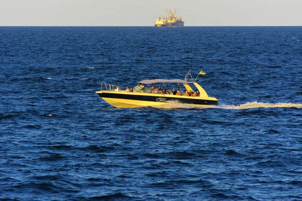 Odessa Ukraine Août 2018 Navire Pour Des Promenades Pleine Mer — Photo