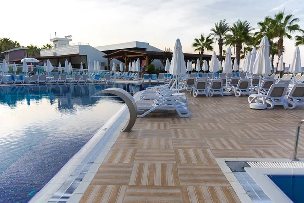 Alanya Turkey October 2018 Beautiful Pool Kirman Sidera Luxury Hotel — Stock Photo, Image