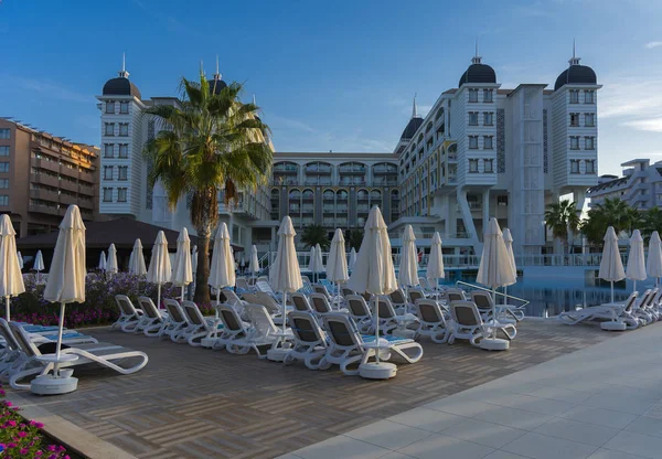 Alanya Turquía Octubre 2018 Hermosa Piscina Kirman Sidera Hotel Lujo —  Fotos de Stock