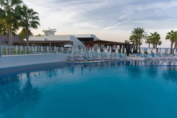 Alanya Turkey October 2018 Beautiful Pool Kirman Sidera Luxury Hotel — Stock Photo, Image