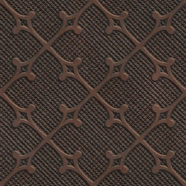 Metallsömlös Textur Med Geometriskt Mönster Illustration — Stockfoto