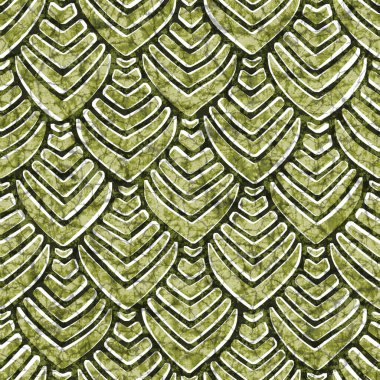 Etnik desenli batik dikişsiz doku, kumaş dokusu, 3 boyutlu illüstrasyon