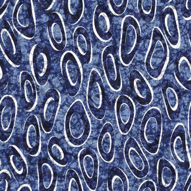 Etnik desenli batik dikişsiz doku, kumaş dokusu, 3 boyutlu illüstrasyon