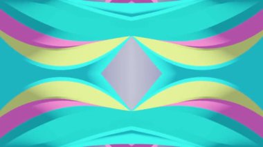 süs çiçek dürbünü hareketli gökkuşağı şekil desen animasyon arka plan sorunsuz döngü yeni kalite retro vintage tatil şekli renkli evrensel hareket dinamik animasyon neşeli müzik video görüntüleri