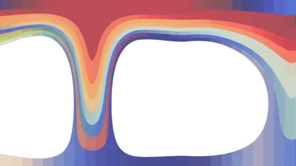 Digitala turbulenta abstrakt rainbow färg färg blandning sömlös loop abstrakt animation bakgrund nya unika kvalitet färgglada glada vackra motion dynamiska konst videofilmer — Stockvideo