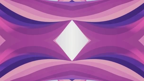 Ornamentale Kaleidoskop bewegte Form Muster Animation Hintergrund nahtlose Schleife neue Qualität retro vintage Urlaub Form bunt universelle Bewegung dynamisch animierte freudige Musik Videoaufnahmen — Stockvideo