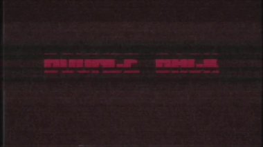 Retro video oyunu Bounce Back kelime metin bilgisayar tv arıza parazit gürültü ekran animasyon sorunsuz döngü yeni kalite evrensel vintage hareket dinamik animasyonlu arka plan renkli neşeli video m