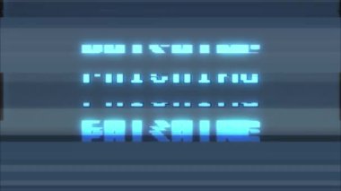 Retro videogame Phishing kelime metin bilgisayar tv arıza parazit gürültü ekran animasyon sorunsuz döngü yeni kalite evrensel vintage hareket dinamik animasyonlu arka plan renkli neşeli video m