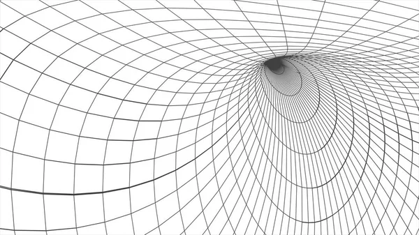 グリッド ネット スペース トンネル抽象多角形描画ソフト移動シームレス ループ モーション グラフィックス アニメーション背景新しい品質レトロなビンテージ スタイル クールな素敵な美しい 4 k のビデオ映像 — ストック写真