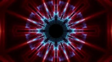 simetrik neon ışıkları hareketli grafik animasyon arka plan döngü yeni kalite fütüristik stil serin güzel güzel video görüntüleri bindirme