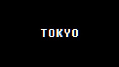 Retro video oyunu Nokyo kelime metin bilgisayar tv arıza parazit gürültü ekran animasyon sorunsuz döngü yeni kalite evrensel vintage hareket dinamik animasyonlu arka plan renkli neşeli video m