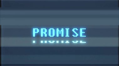 Retro video oyunu söz kelime metin bilgisayar tv arıza parazit gürültü ekran animasyon sorunsuz döngü yeni kalite evrensel vintage hareket dinamik animasyonlu arka plan renkli neşeli video m