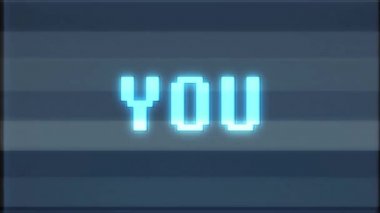 retro videogame metin bilgisayar tv arıza parazit gürültü sıklığı sorunsuz ekran animasyon kelime döngü yeni kalite evrensel vintage hareket dinamik animasyonlu arka plan renkli neşeli video m