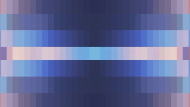 Abstrato pixel bloco movimento sem costura loop animação fundo nova qualidade universal movimento dinâmico animado retro vintage colorido alegre dança música vídeo metragem — Vídeo de Stock