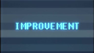 Retro video oyunu geliştirme word metin bilgisayar tv arıza parazit gürültü ekran animasyon sorunsuz döngü yeni kalite evrensel vintage hareket dinamik animasyonlu arka plan renkli neşeli video m