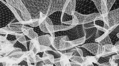 kılavuz net soyut poligonal tel kafes duman bulutu yumuşak hareketli simülasyon hareket grafik animasyon arka plan yeni kalite retro vintage tarzı serin güzel güzel 4 k video görüntüleri çizim