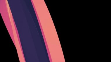 Yumuşak renkler düz 3d eğri candy çizgi sorunsuz döngü soyut şekil animasyon arka plan yeni kalite evrensel hareket dinamik animasyonlu renkli neşeli video görüntüleri