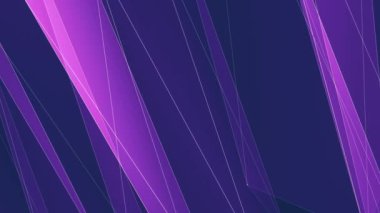 Soyut mor poligon net çizgiler bulut animasyon arka plan yeni kalite Dinamik teknoloji hareket renkli video görüntüleri