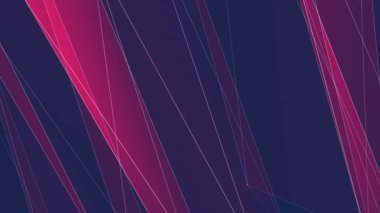 Soyut Kırmızı poligon net çizgiler bulut animasyon arka plan yeni kalite Dinamik teknoloji hareket renkli video görüntüleri