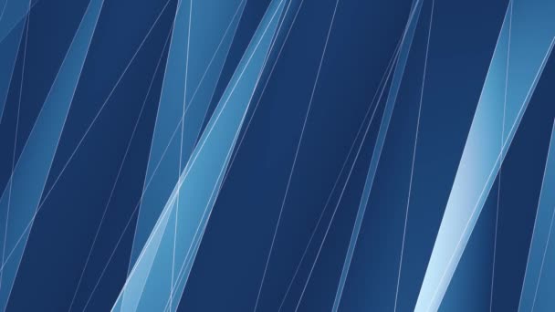 Abstrakt blau Poligon Netz Linien Wolke Animation Hintergrund neue Qualität dynamische Technologie Bewegung bunt Videomaterial — Stockvideo