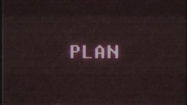 Retro videogame planı word metin bilgisayar tv arıza parazit gürültü ekran animasyon sorunsuz döngü yeni kalite evrensel vintage hareket dinamik animasyonlu arka plan renkli neşeli video m