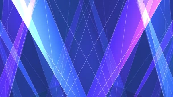 Abstrakte symmetrische blau lila Poligon Netz Linien Wolke Animation Hintergrund neue Qualität dynamische Technologie Bewegung bunte Videomaterial — Stockvideo