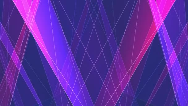 抽象对称红紫色 poligon 网线云动画背景新质量动态技术运动彩色视频画面 — 图库视频影像