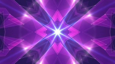 Soyut simetrik kırmızı poligon şekil net parlak bulut animasyon arka plan yeni kalite Dinamik teknoloji hareket renkli video görüntüleri