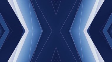 Soyut simetrik mavi poligon şekil net parlak bulut animasyon arka plan yeni kalite Dinamik teknoloji hareket renkli video görüntüleri