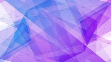 Soyut simetrik mavi mor Çokgen yıldız şekli net parlak bulut animasyon arka plan yeni kalite Dinamik teknoloji hareket renkli video görüntüleri