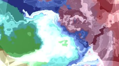 Dijital çalkantılı enerji neon gökkuşağı boya bulut yumuşak hareketli dalgalanan animasyon arka plan yeni benzersiz kalite sanat şık renkli neşeli serin güzel hareket dinamik güzel video görüntüleri