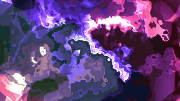 Digital turbulenta energía neón RAINBOW pintura nube suave movimiento ondulación animación fondo nuevo arte de calidad única elegante colorido alegre fresco agradable movimiento dinámico hermoso vídeo metraje — Vídeos de Stock