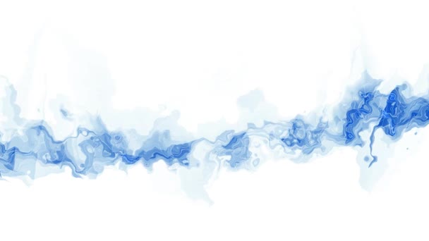 ソフト手を振るアニメーション背景新しいユニークな品質アート スタイリッシュなカラフルなうれしそうなクールないい動き動的美しい映像を移動するデジタル ・乱流エネルギー ネオン ピンクのペンキ雲 — ストック動画