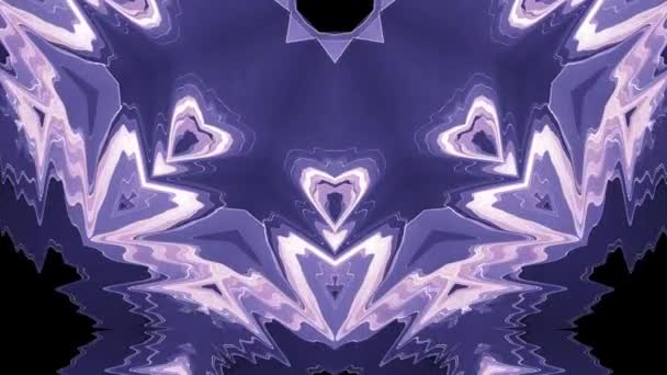 Energia simétrica digital estrela de néon movendo-se brilhante animação fundo nova qualidade única arte elegante colorido alegre agradável movimento dinâmico belas imagens de vídeo — Vídeo de Stock