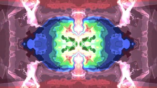 Ψηφιακή ταραχώδη ενέργειας νέον χρώματα ουράνιου τόξου σύννεφο μαλακά κινείται κυματίζει κινούμενα σχέδια νέα μοναδική ποιότητα τέχνης κομψό πολύχρωμες χαρούμενες δροσερό ωραία κίνηση δυναμική όμορφη βιντεοσκοπημένων εικονών υποβάθρου — Αρχείο Βίντεο