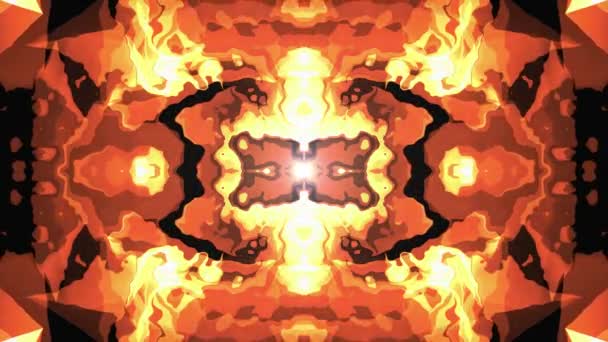 Digitale turbulente Energie Lava Farbe ornamentale symmetrische Wolke weiche bewegte winkende Animation Hintergrund neue einzigartige Qualität Kunst stilvoll bunt freudig cool schöne Bewegung dynamisch schöne Videoaufnahmen — Stockvideo